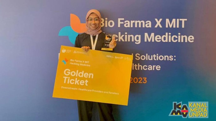 Mahasiwa FK Unpad, Anis Rohmasari mendapat Golden Ticket untuk mengikuti kompetisi hackathon internasional di Boston dari MIT.