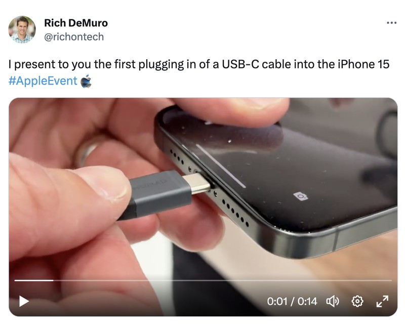 Meme iPhone USB-C