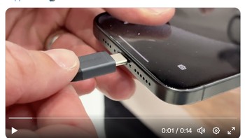 Inilah penampakan iPhone dengan kabel dan port USB-C. Foto: Twitter