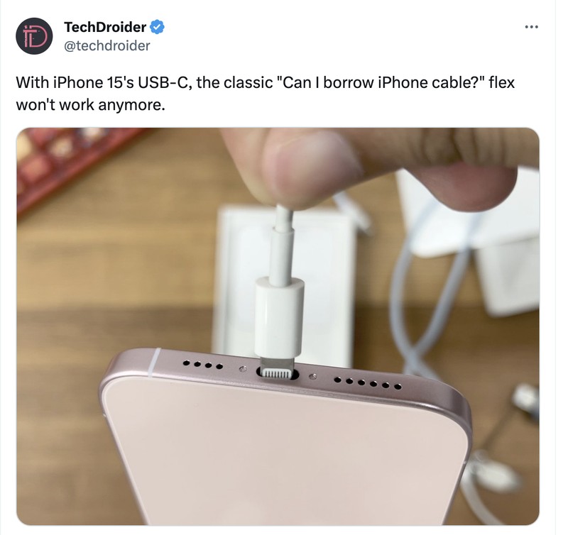 Meme iPhone USB-C