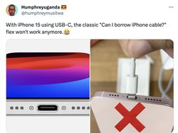 Meme iPhone 15 Pakai USB-C, Sudah Tak Bisa Flexing