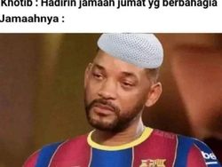 Meme Lika-liku Salat Jumat, Ayo yang Khusyuk!