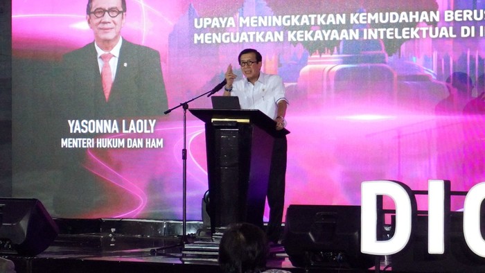Menteri Hukum dan HAM (Menkumham) Yasonna Laoly