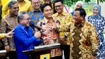 Momen Akrab Prabowo dan Para Elite Koalisi Indonesia Maju