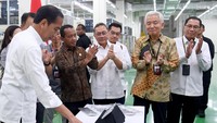 Sementara itu, Menteri Investasi/Kepala Badan Koordinasi Penanaman Modal (BKPM) Bahlil Lahadalia yang turut mendampingi Presiden mengatakan bahwa pabrik tersebut kini mulai melakukan uji coba produksi sejak dilakukan pencanangan pembangunan (groundbreaking) tepat dua tahun yang lalu.