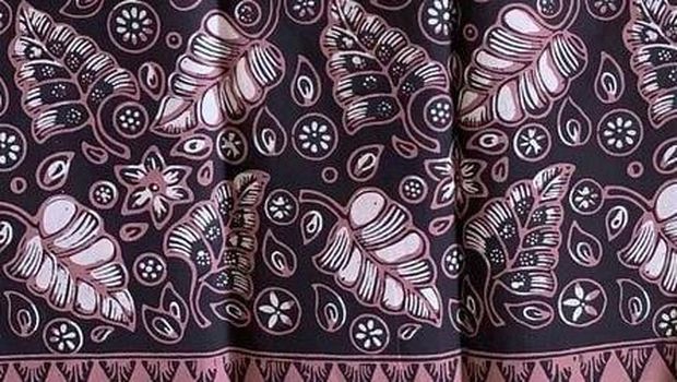 Motif Batik Jambi Daun Keladi