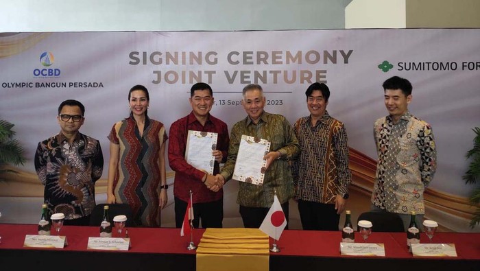 OCBD-Sumitomo Kembangkan Hunian Ramah Lingkungan di Bogor PT Olympic Bangun Persada bekerjasama dengan PT Sumitomo Forestry Indonesia. Mereka mengembangkan hunian ramah lingkungan di Bogor.