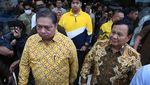 Prabowo dan Elite Koalisi Sambangi Markas Golkar