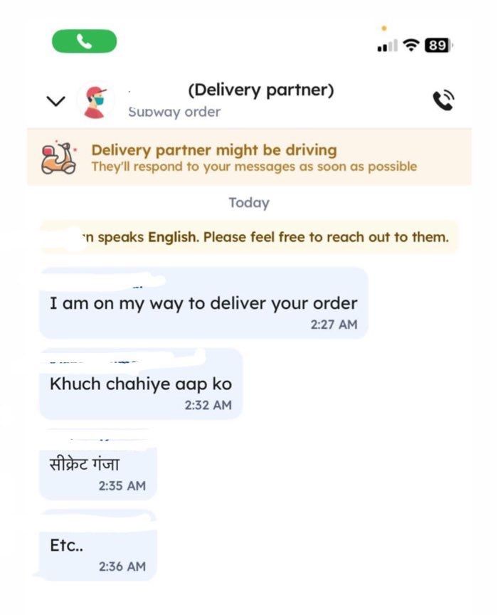 Pesan Makanan Online, Pembeli Ini Malah Ditawarkan Ganja Oleh Driver