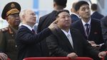 Potret Akrab Kim Jong Un dan Putin di Pusat Antariksa Rusia