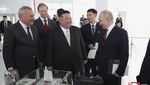 Potret Akrab Kim Jong Un dan Putin di Pusat Antariksa Rusia