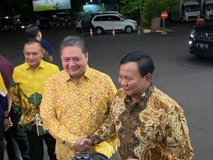 Prabowo dan Elite Koalisi Datangi Markas Golkar, Bahas Program ke Depan