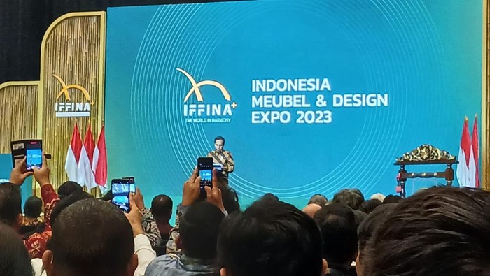 Presiden Joko Widodo buka Pameran Asmindo di ICE BSD City/ALmadinah Putri Brilian