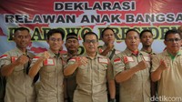 Ini momen saat Relawan Anak Bangsa (RAB) menyatakan dukungan kepada Prabowo Subianto sebagai bakal calon presiden (bacapres) 2024.