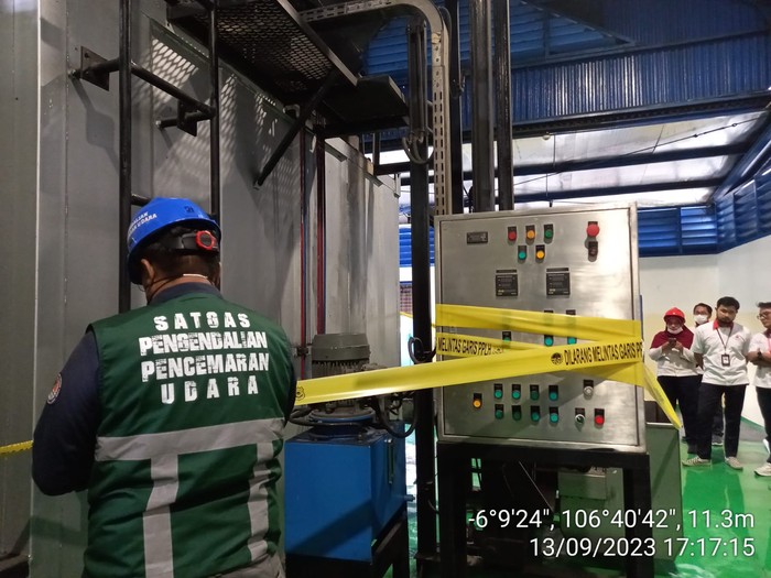 Satgas KLHK Hentikan Pengoperasian Insinerator Tidak Berizin oleh PT MI
