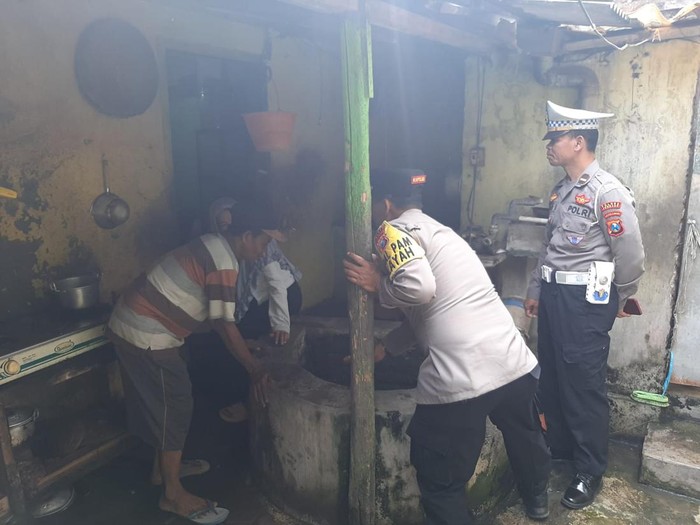 Sumur lokasi nenek Kasiatin tewas tercebur