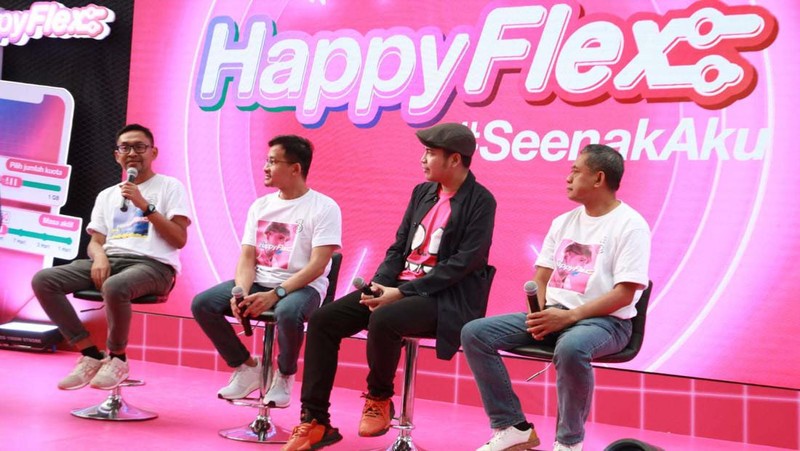 Tri menghadirkan 'HappyFlex'. HappyFlex dihadirkan untuk mendukung para Gen Z tanpa membatasi aktivitas digitalnya.