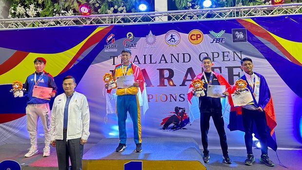 13 Polisi Sabet 9 Medali di Karate Thailand Open