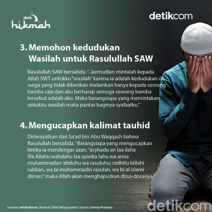 5 Sunnah Ketika Azan