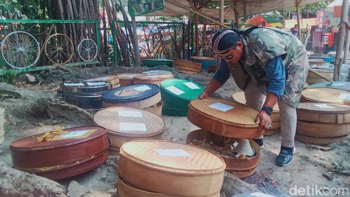 Acara tradisi Bersih Sendang Sinongko, Desa Pokak, Kecamatan Ceper, Klaten, Jumat (15/9/2023).
