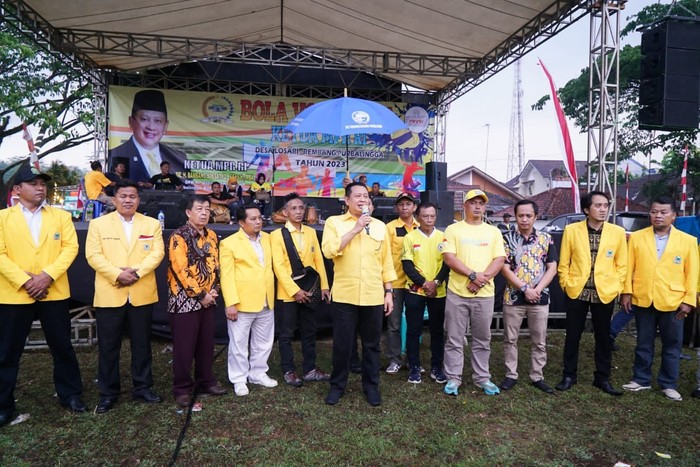 Apresiasi Turnamen Voli Piala Ketua MPR, Bamsoet: Masyarakatkan Olahraga