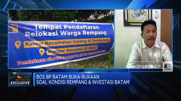 BP Batam: Rp 1,6 Triliun Untuk Relokasi Warga Pulau Rempang (CNBC Indonesia TV)
