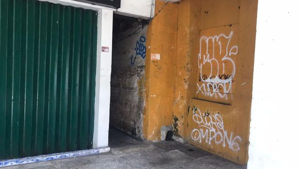 Gang di Jalan Malioboro Jogja yang viral ditaburi bunga, Jumat (15/9/2023).