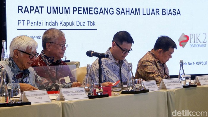PT Pantai Indah Kapuk Dua Tbk (PANI) gelar RUPSLB. Emiten properti itu mengantongi restu pemegang saham untuk melakukan penambahan modal.