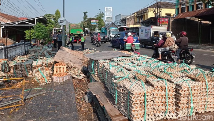 Kecelakaan lalu lintas di Wonogiri.