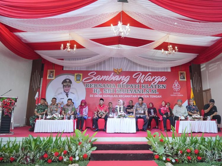 Antusiasme Masyarakat-UMKM Klaten Ramaikan Kegiatan Sambang Warga