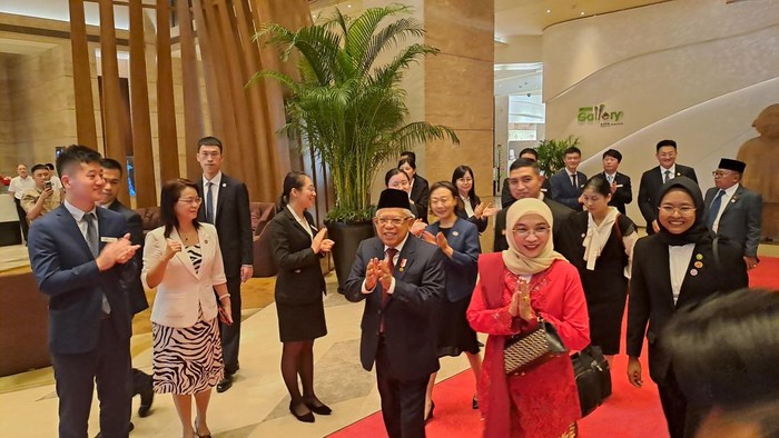 Maruf Amin di Fuzhou, China (Lisye-detikcom)