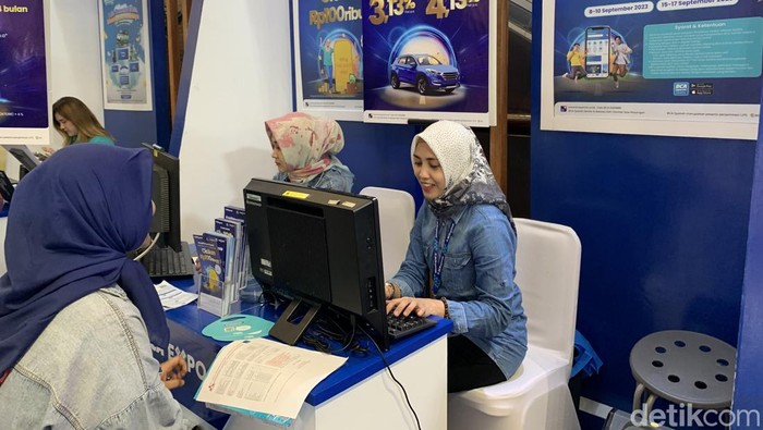 Nasabah saat datangi booth BCA Syariah di BCA Expo Medan. (Foto: Kartika Sari/detikSumut).