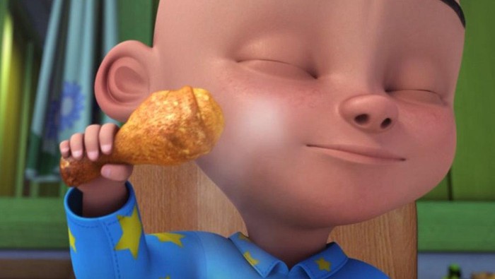 Netizen Ini Ngiler dan Ngidam Ingin Cicip Ayam Goreng ‘Upin Ipin’