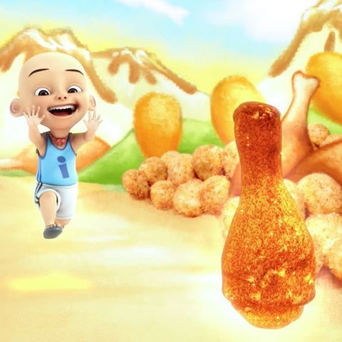Netizen Ini Ngiler dan Ngidam Ingin Cicip Ayam Goreng 'Upin Ipin'