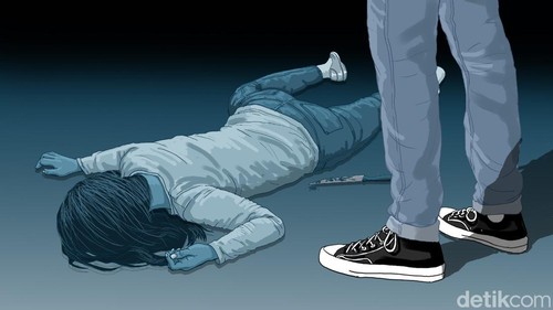 Ilustrasi pembunuhan suami terhadap istri di CIkarang