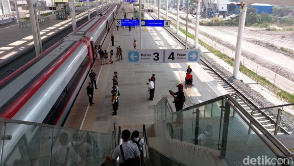 Penampakan Stasiun Tegalluar Jelang Peresmian Kereta Cepat Awal Oktober