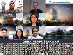 Telisik Rancangan Arsitektur Gedung GRHA Perpustakaan