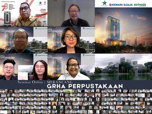 Telisik Rancangan Arsitektur Gedung GRHA Perpustakaan