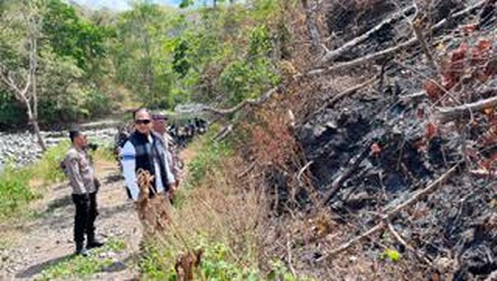 Polisi menyelidiki kasus kebakaran hutan dan lahan di Soppeng.