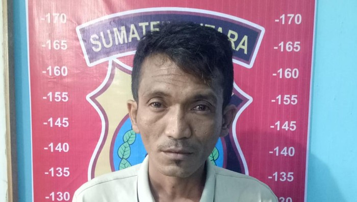 Pria inisial MA yang membawa kabur pelajar SMP di Tebing Tinggi. (Dok. Polres Tebing Tinggi)