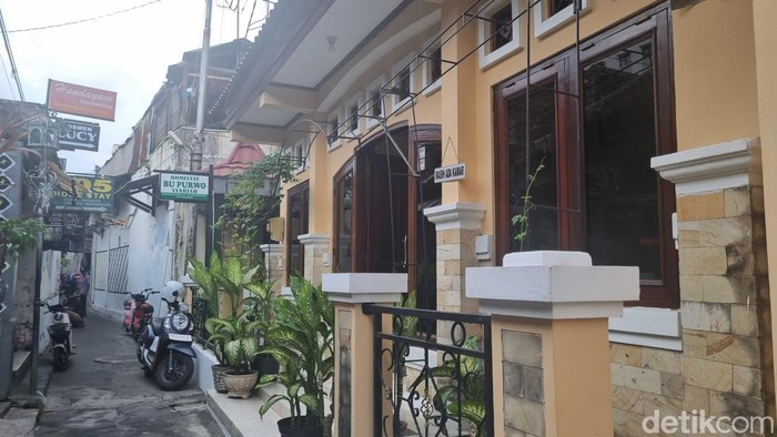 Salah satu penginapan di Gg Sosrowijayan Yogyakarta, Homestay Bu Purwo