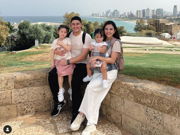 7 Foto Samuel Zylgwyn & Franda ke Israel, Perdana Ajak 2 Anak ke Luar Negeri