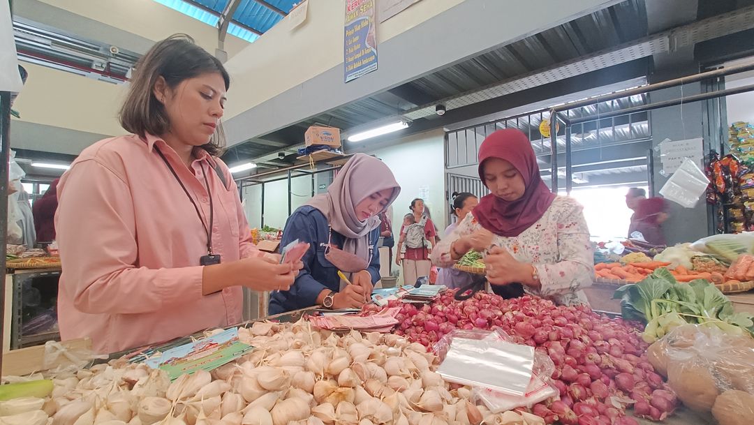 Sosialisasi Pesta Rakyat Simpedes 2023 yang diselenggarakan BRI di Pasar Banyumas, Jumat (15/9/2023).