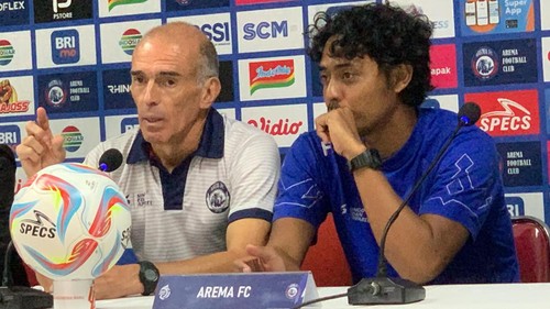 Arema FC gagal menang atas Persita Tangerang dalam laga kandang di Stadion Kapten I Wayan Dipta, Gianyar, Sabtu sore (16/9/2023).