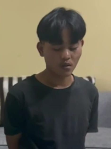 Dede Nurkholik, pelaku pembunuhan di Lubuklinggau setelah ditangkap.