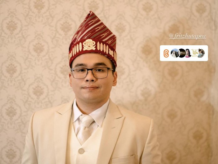 Foto pernikahan Fritz Hutapea dan Chen Giovani