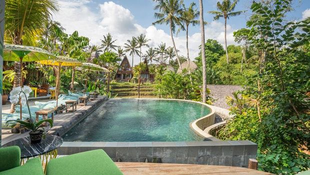 Hotel Menzel Ubud, Gianyar, Bali, milik orang tua Sarah Manzel, calon besan Anang-Ashanty. (Dok. Menzel Ubud)