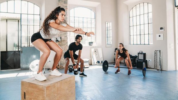 Ilustrasi circuit training.
