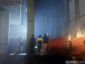 Proses Pemadaman Kebakaran Museum Nasional Selesai