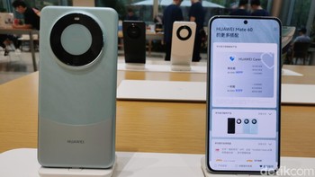 Huawei Mate 60 Pro adalah ponsel pertama dengan chip yang didesain Huawei sendiri setelah 3 tahun tidak meluncurkan chip baru terkait sanski dari AS. Foto: Josina/detikcom
